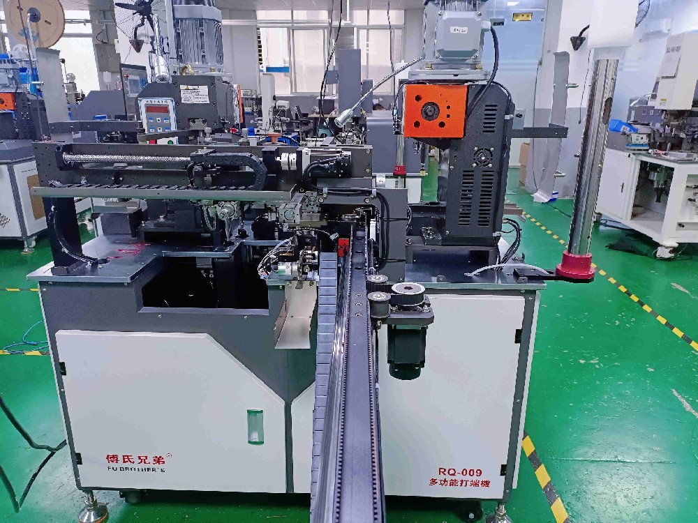 全自動并線打端子機，排線打端機，護套線靜音端子機